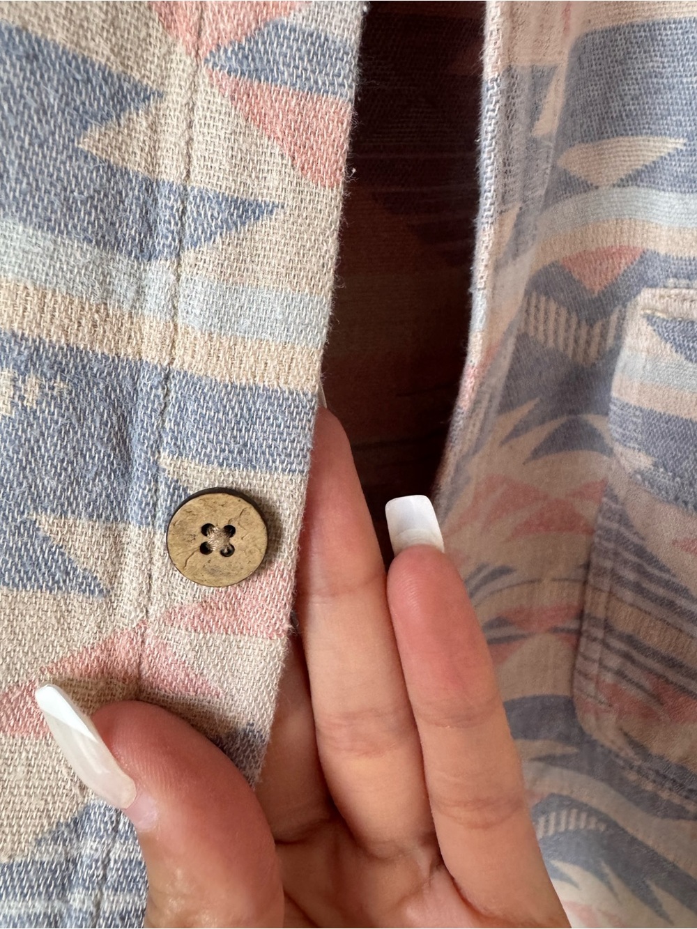 Men's Faherty Patterned Button-Up - Picture 3 of 6